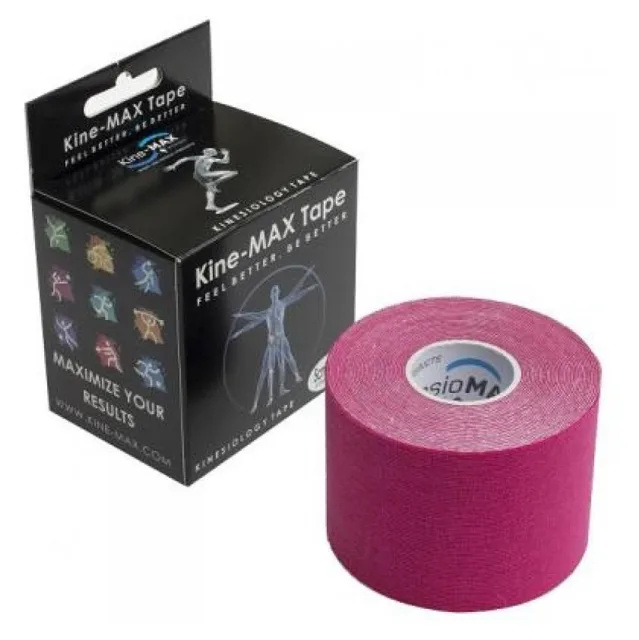 KINE-MAX Classic kinesiology tape růžová 5 cm x 5 m