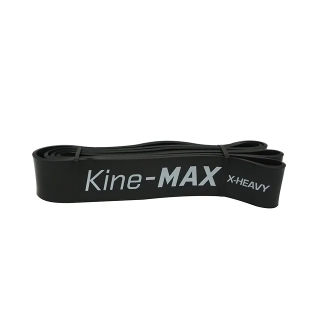 KineMAX Professional Super Loop Resistance Band vel. 5 X-HEAVY posilovací guma 1 ks černá