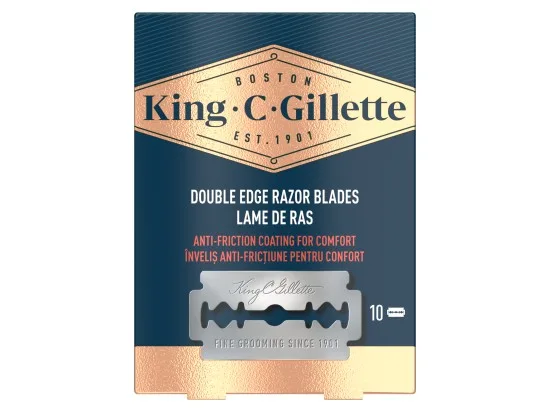 King C. Gillette žiletky do holicího strojku 10 ks