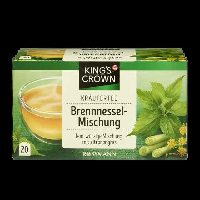 King's Crown Bylinkový čaj s listy kopřivy 30 g