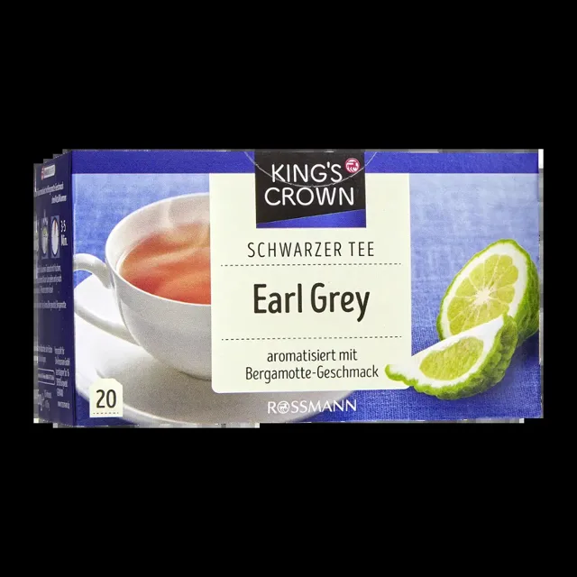 King's Crown Černý čaj Earl grey 35 g