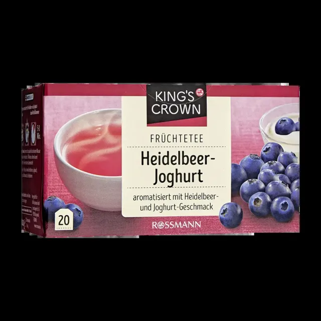 King's Crown Ovocný čaj borůvka a jogurt 60 g