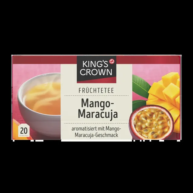 King's Crown Ovocný čaj Mango a marakuja 60 g
