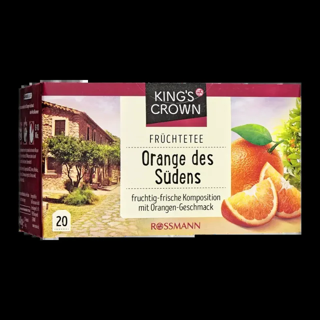 King's Crown Ovocný čaj pomeranč 40 g