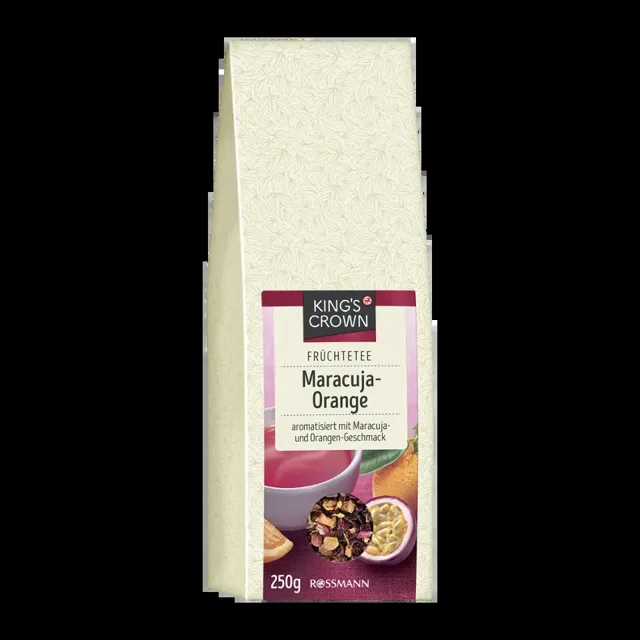 King's Crown Ovocný čaj sypaný Marakuja a pomeranč 250 g