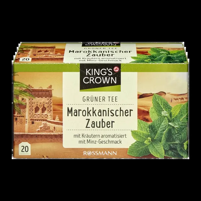 King's Crown Směs zeleného čaje s mátou 30 g