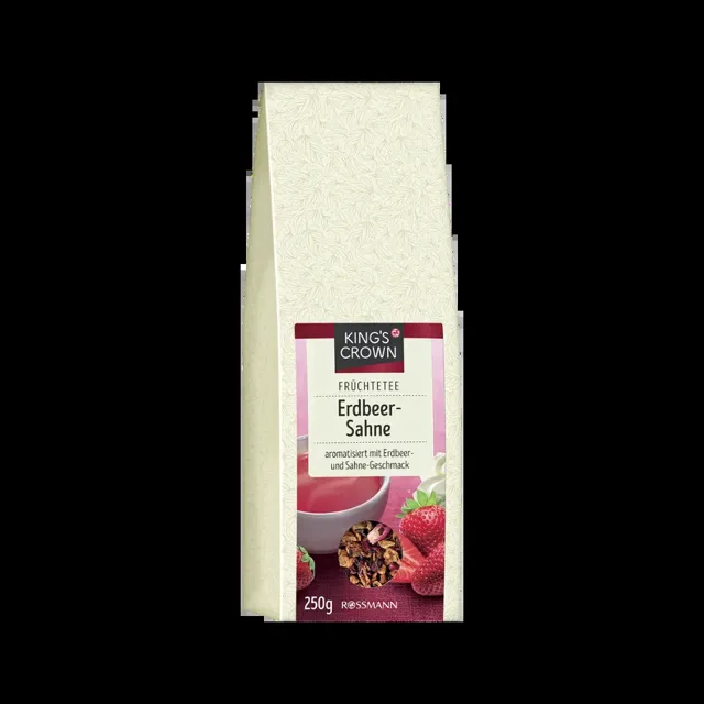 King's Crown Sypaný ovocný čaj jahoda 250 g