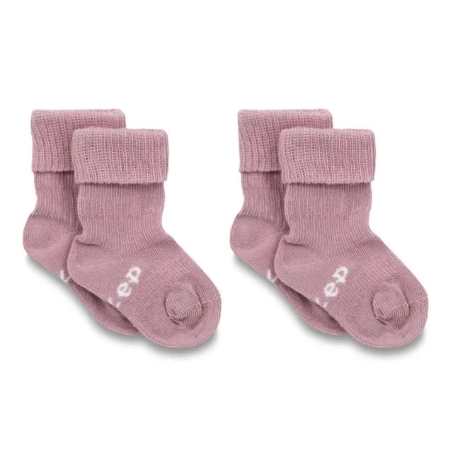 KipKep dětské ponožky Stay-on-Socks 6-12m 2páry Mauve