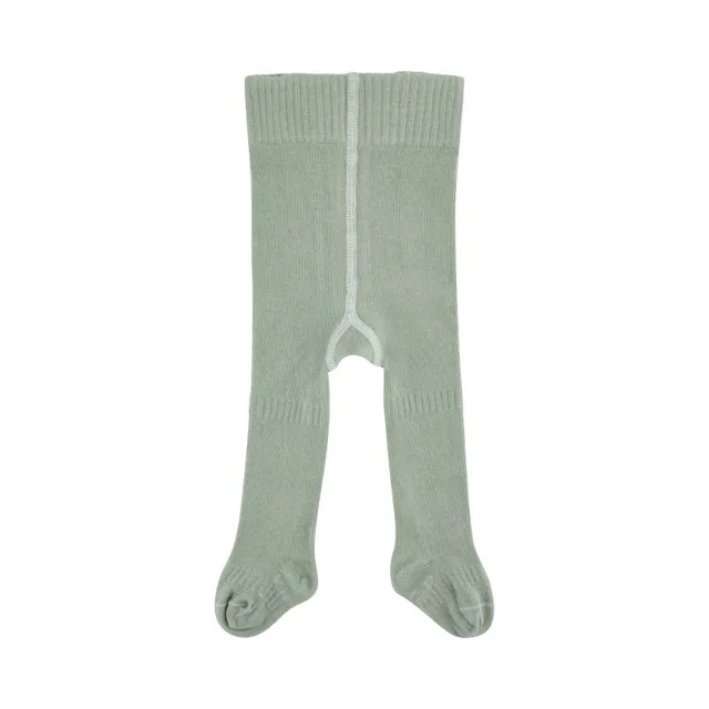 KipKep dětské punčocháče Stay-on-Tights NEWBORN Calming Green