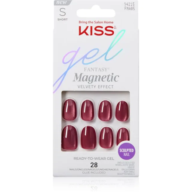 KISS Gel Fantasy Magnetic umělé nehty 28 ks