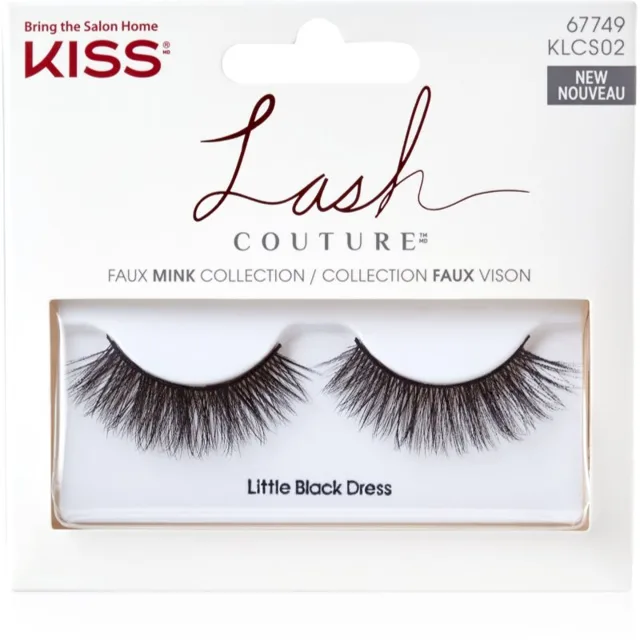 KISS Lash Couture Faux Mink umělé řasy Little Black Dress 1 pár