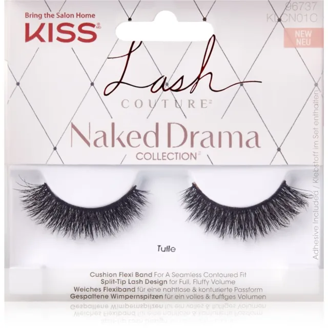 KISS Lash Couture Naked Drama umělé řasy Tulle 1 pár