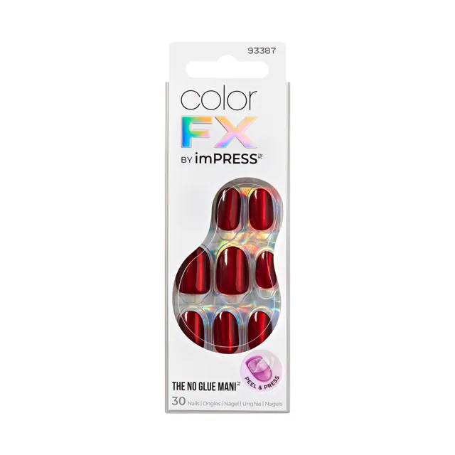 KISS Nalepovací nehty imPRESS Color FX - Hidden Gem 30 ks
