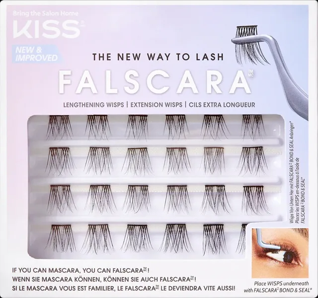 KISS Nalepovací řasy Falscara Lash Wisp Multi 01