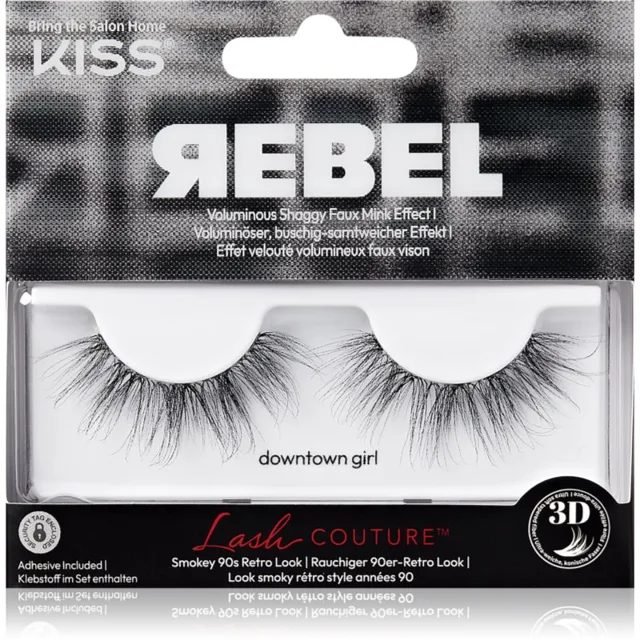 KISS Rebel umělé řasy Downtown Girl 1 pár