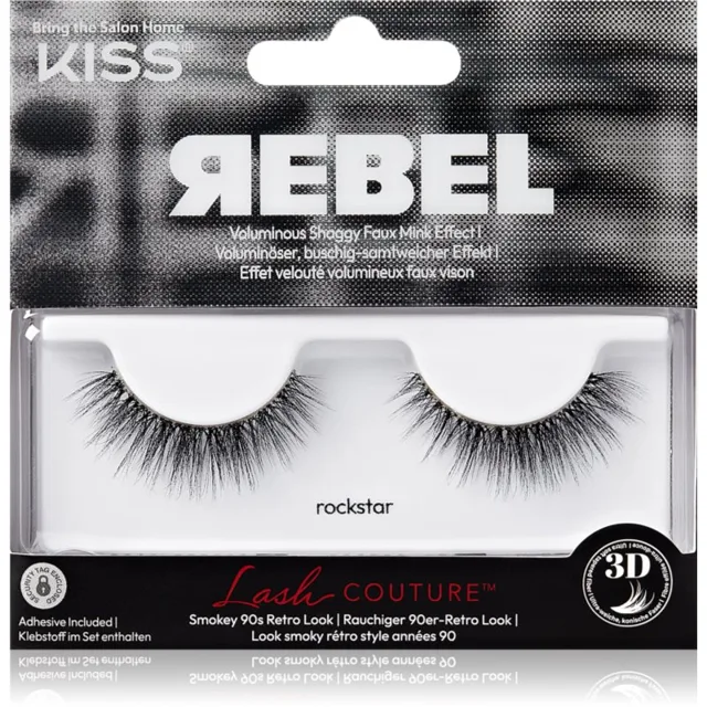 KISS Rebel umělé řasy Rockstar 1 pár
