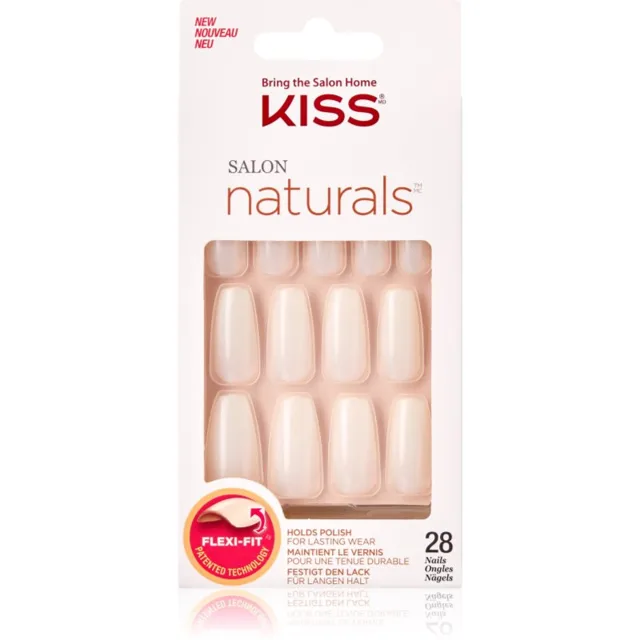 KISS Salon Natural Walk On Air umělé nehty 28 ks
