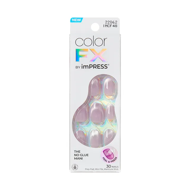 KISS Samolepící nehty imPRESS Color FX - Diamond Drip 30 ks