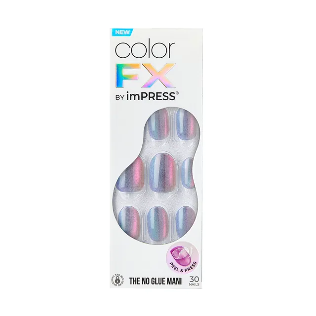 KISS Samolepicí nehty imPRESS Color FX (Fly Up) 30 ks