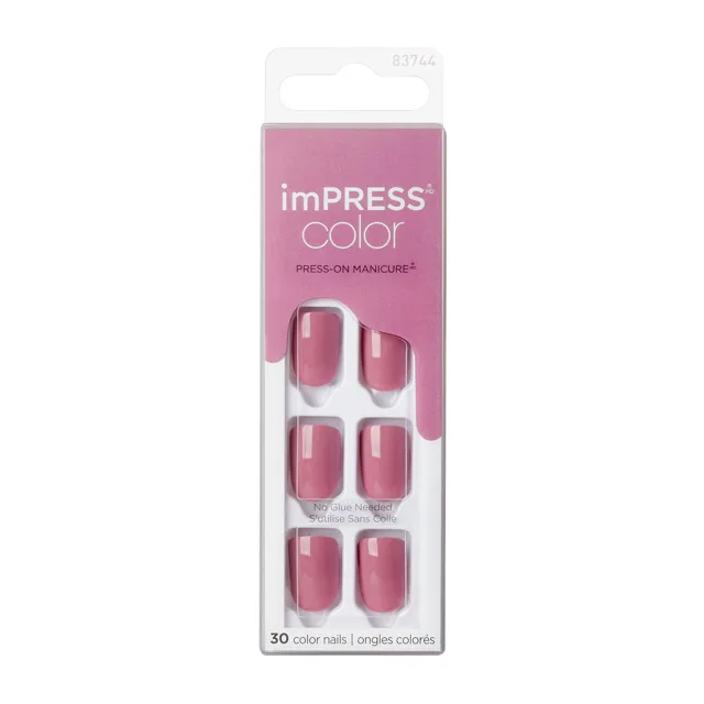KISS Samolepicí nehty imPRESS Color Petal Pink 30 ks
