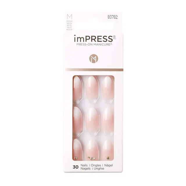 KISS Samolepicí nehty imPRESS Medium Awestruck 30 ks