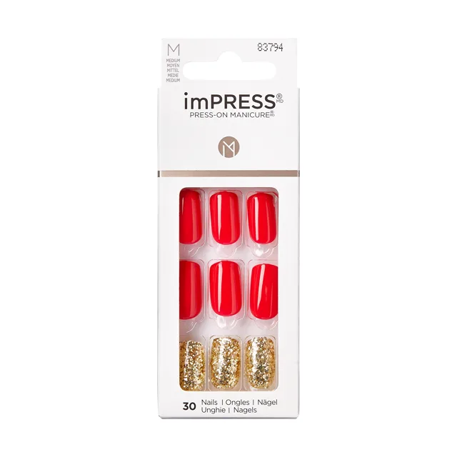 KISS Samolepicí nehty imPRESS Memories 30 ks