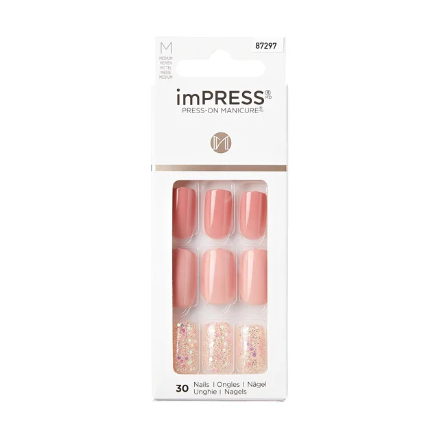 KISS Samolepicí nehty imPRESS Nails All to Myself 30 ks
