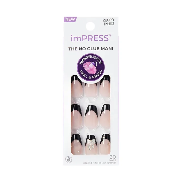 KISS Samolepicí nehty imPRESS Nails - By The River 30 ks