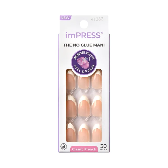 KISS Samolepicí nehty ImPRESS Nails - Everlasting 30 ks