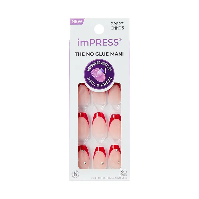 KISS Samolepicí nehty imPRESS Nails - Happy World 30 ks