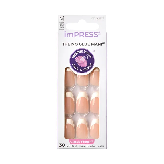KISS Samolepicí nehty ImPRESS Nails - Ideal 30 ks