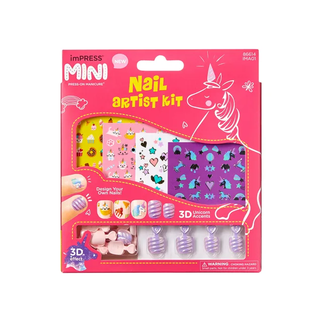 KISS Samolepicí nehty pro děti imPRESS Kids Nail Artist Kit