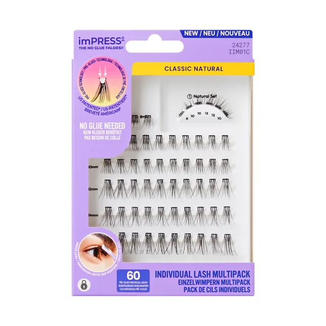 KISS Trsové řasy imPRESS Individual Lash Multipacks 01