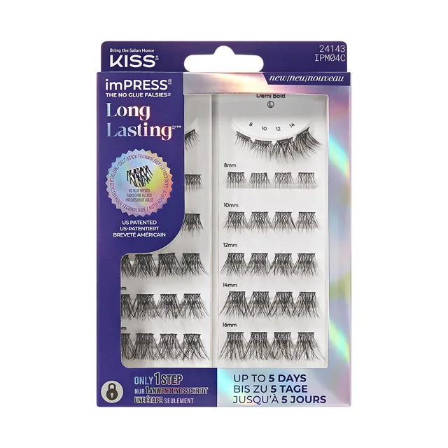 KISS Trsové řasy imPRESS Long Lasting Multi 04