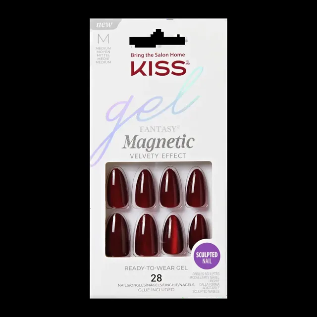 KISS Umělé nehty Gel Fantasy Magnetic Medium
