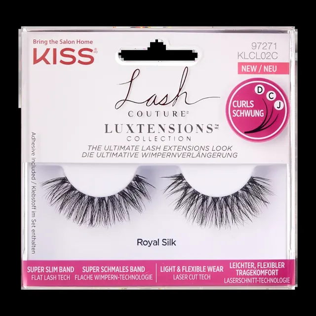 KISS Umělé řasy Lash Couture Luxtension Royal Silk