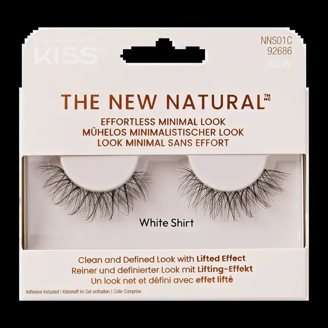 KISS Umělé řasy The New Natural White shirt