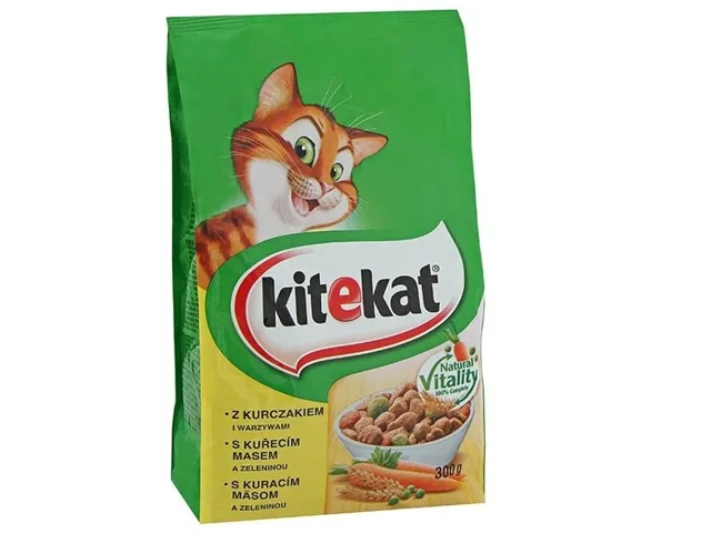 KITEKAT Natural Vitality s kuřecím masem a zeleninou pro kočky 300 g