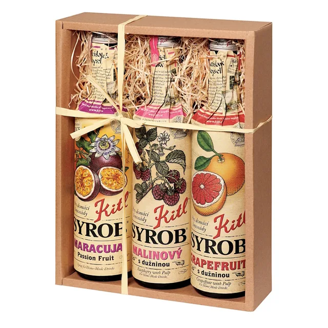 KITL Syrob maracuja malina a grep 3 x 500 ml