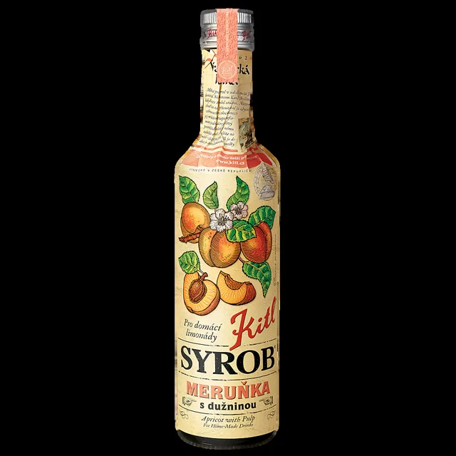 KITL Syrob meruňka s dužninou 500 ml