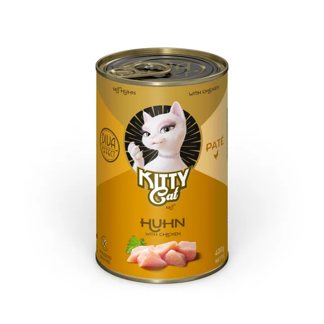 KITTY Cat Adult Pate 6 x 400 g - bažant a kachna
