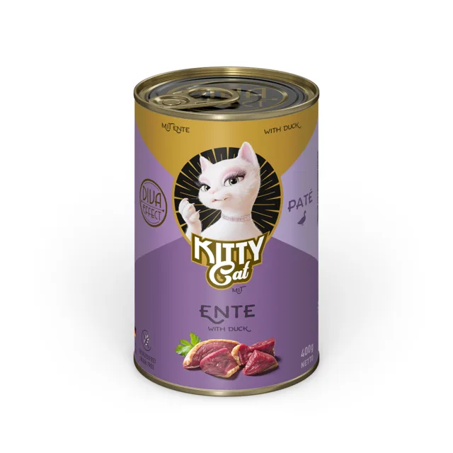 KITTY Cat Adult Pate 6 x 400 g - kachna