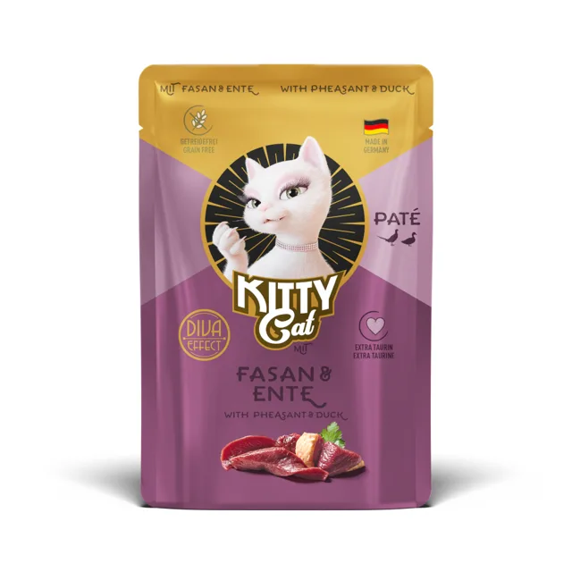 KITTY Cat Paté 6 x 85 g - bažant a kachna