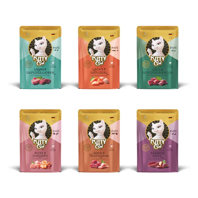 KITTY Cat Paté 6 x 85 g - míchané balení II (6 druhů)