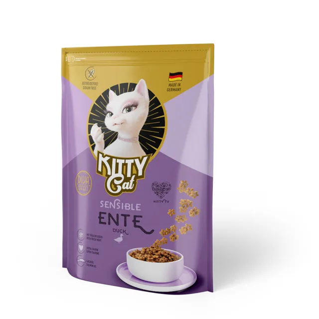 KITTY Cat Sensible s kachnou - výhodné balení: 2 x 800 g