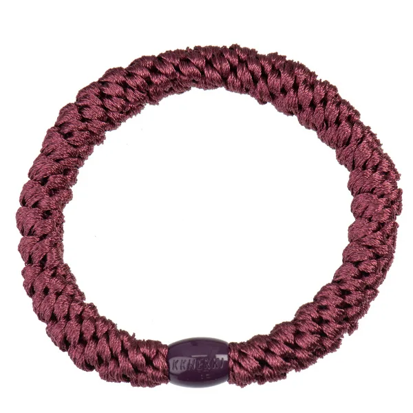 KKNEKKI Rosewood gumička do vlasů (starorůžová) 1 ks