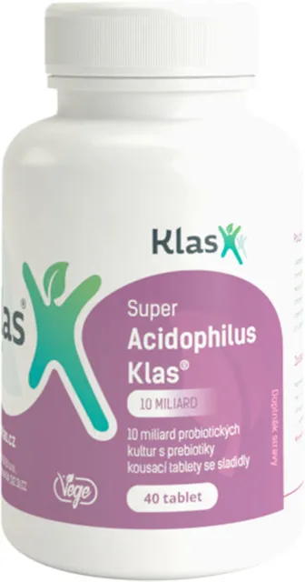 Klas Super Acidophilus plus 10 miliard 40 cucacích tablet