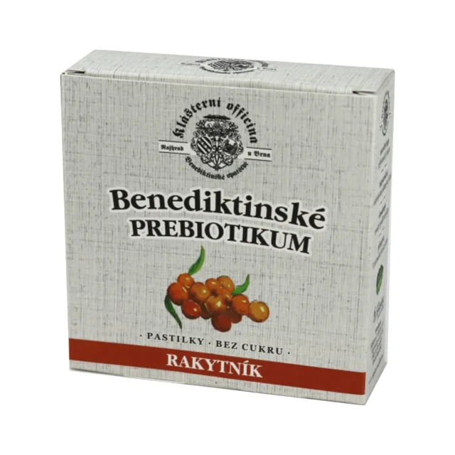 Klášterní officína Benediktinské prebiotikum Rakytník 20 pastilek