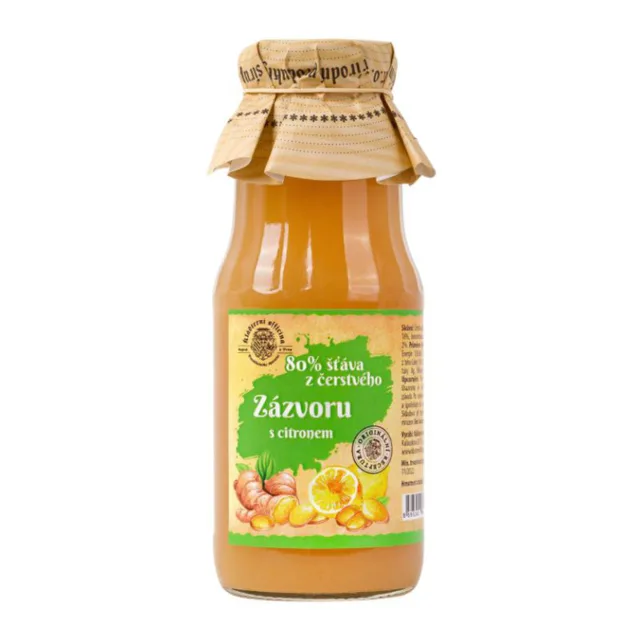 Klášterní officína Šťáva z čerstvého zázvoru s citronem 300 g
