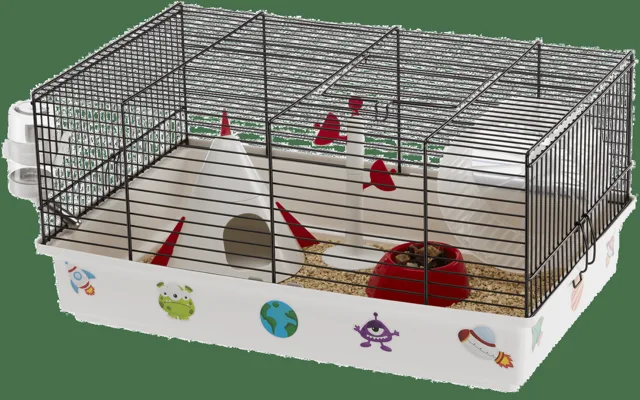 Klec Ferplast Criceti 9 Space bílá 46cm